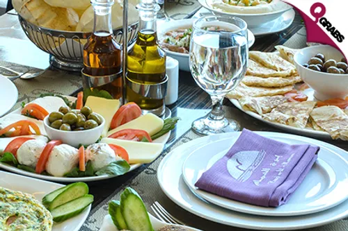 For QR50 Enjoy an Authentic Lebanese Breakfast at Burj Al Hamam at the Pearl! (QR100 Value)
